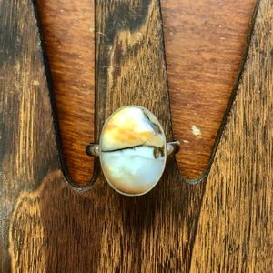 Sterling Silver Ring 925 Turquoise Stone Boho